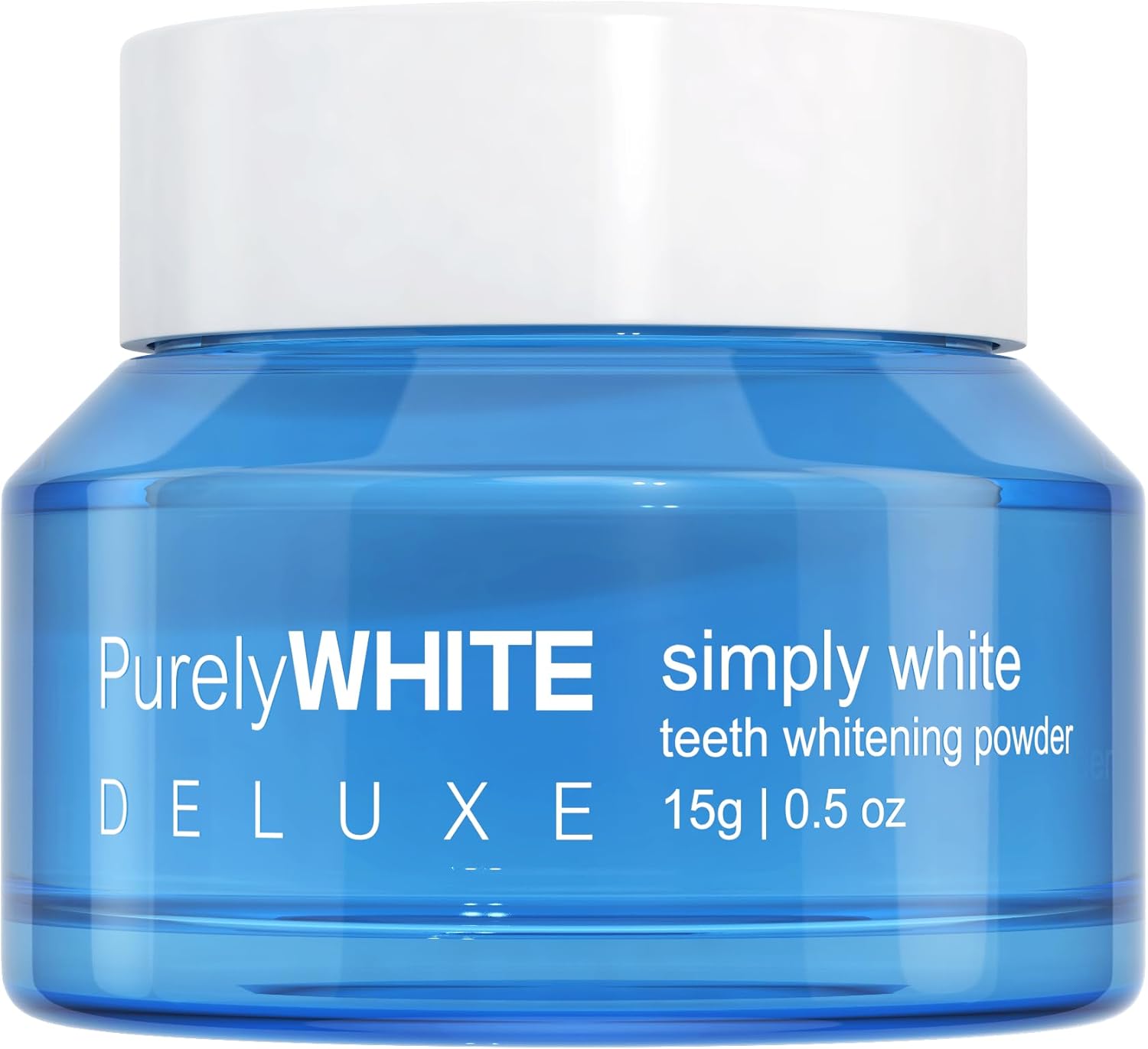 PurelyWHITE DELUXE, Powder - Removes Stains, No Sensitivity - Enamel-Safe Toothpaste Powder for Coffee, Tea, Food, , and Tobacco Stains